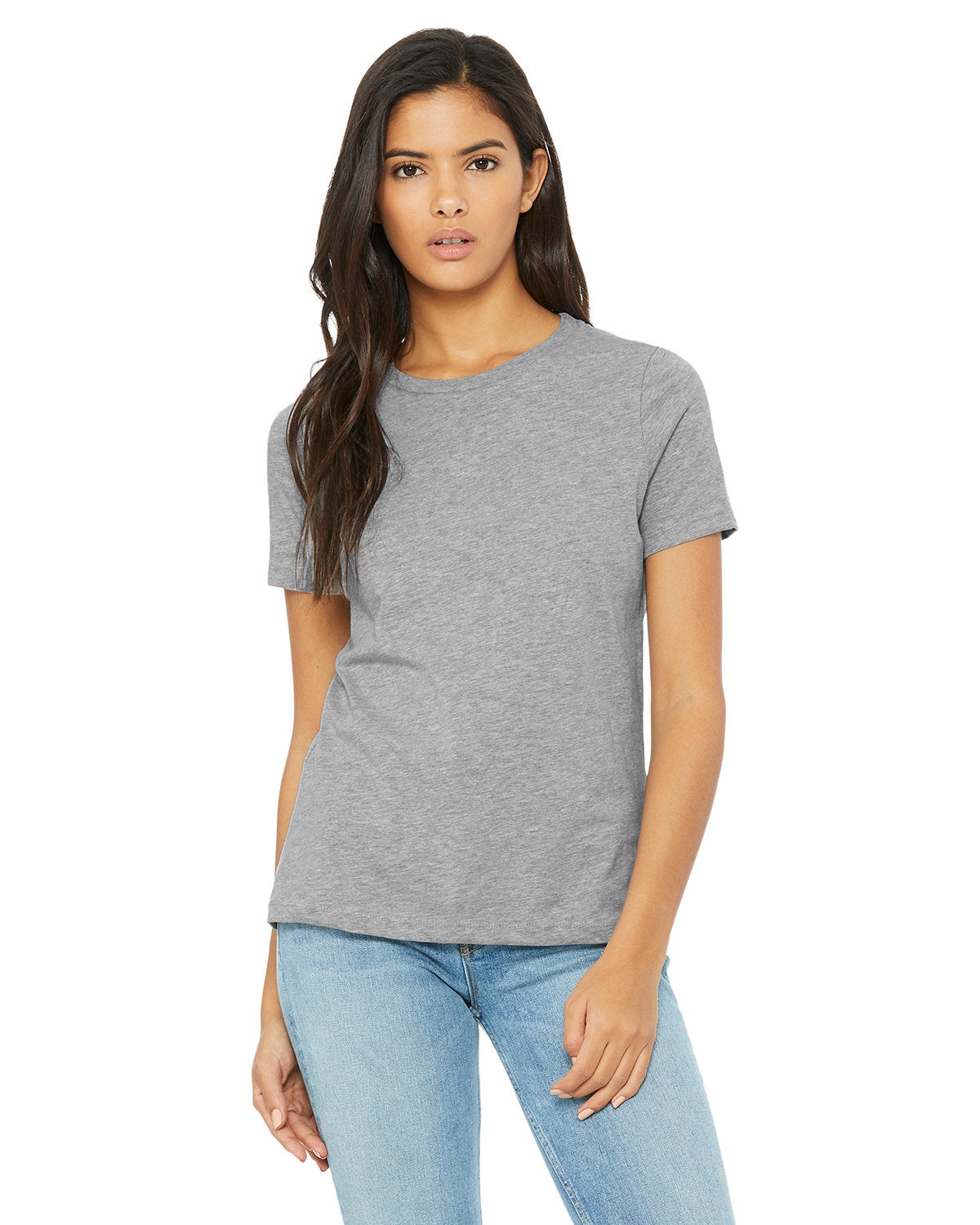 BELLA + CANVAS 6400CVC Women's Relaxed Fit Heather CVC Tee